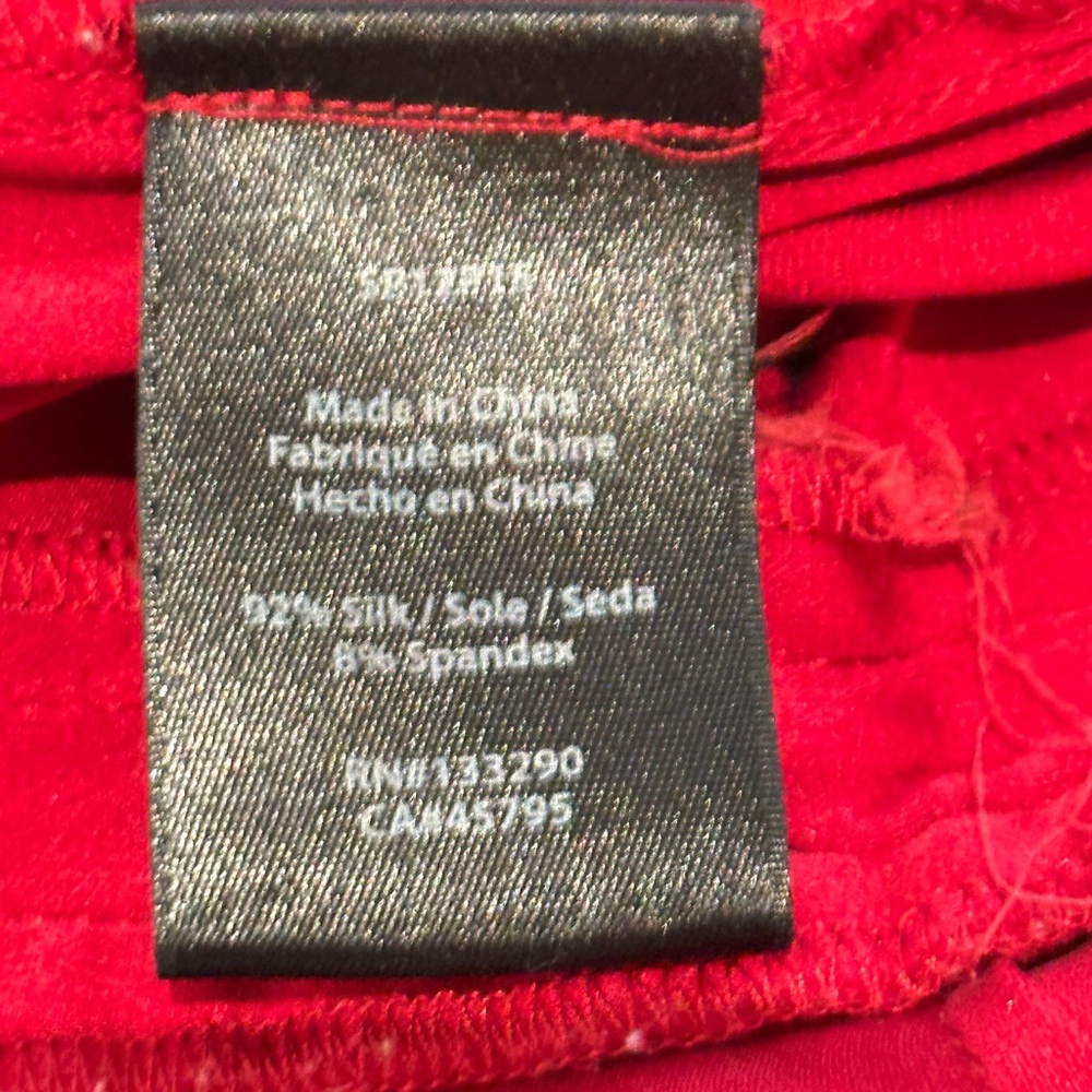 Rachel Zoe Vibrant Red Straight Leg Pants - Picture 12 of 13
